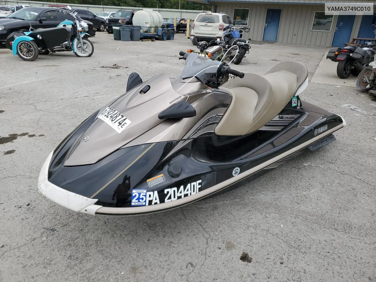 2010 Yamaha Vx110 VIN: YAMA3749C010 Lot: 67924874