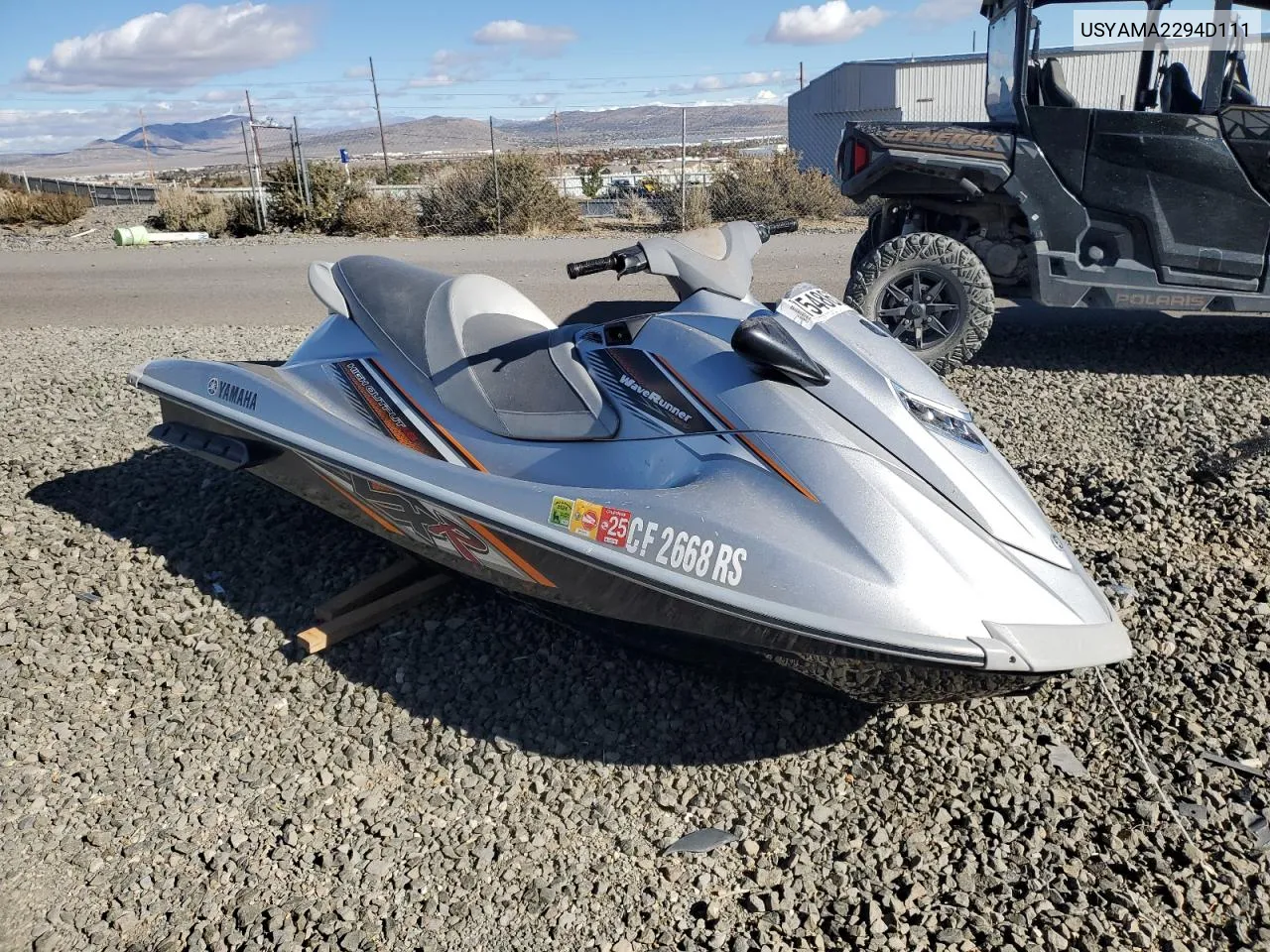 2011 Yamaha Vxr VIN: USYAMA2294D111 Lot: 75486334