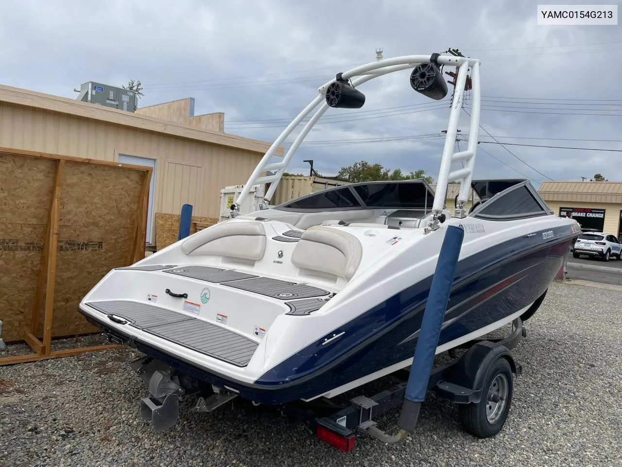 2013 Yamaha Sx190 With Trailer VIN: YAMC0154G213 Lot: 75308714