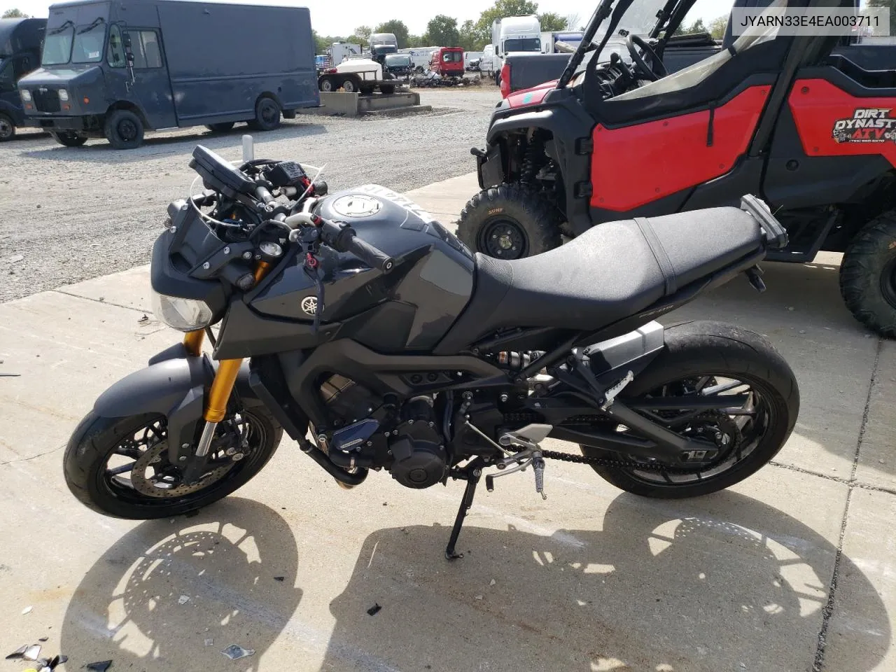 2014 Yamaha Fz09 VIN: JYARN33E4EA003711 Lot: 71441644