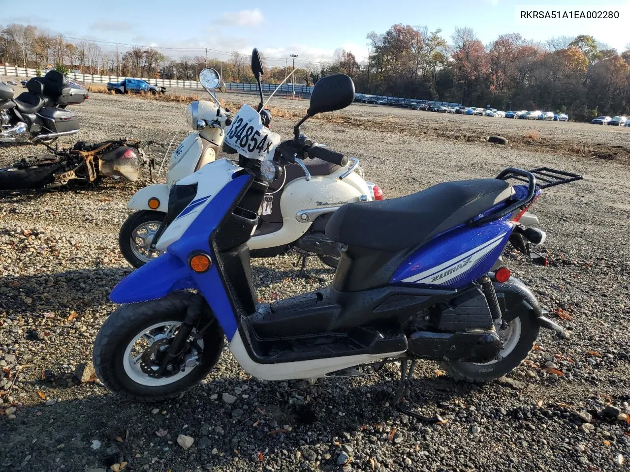 2014 Yamaha Yw50 Fx VIN: RKRSA51A1EA002280 Lot: 79834854