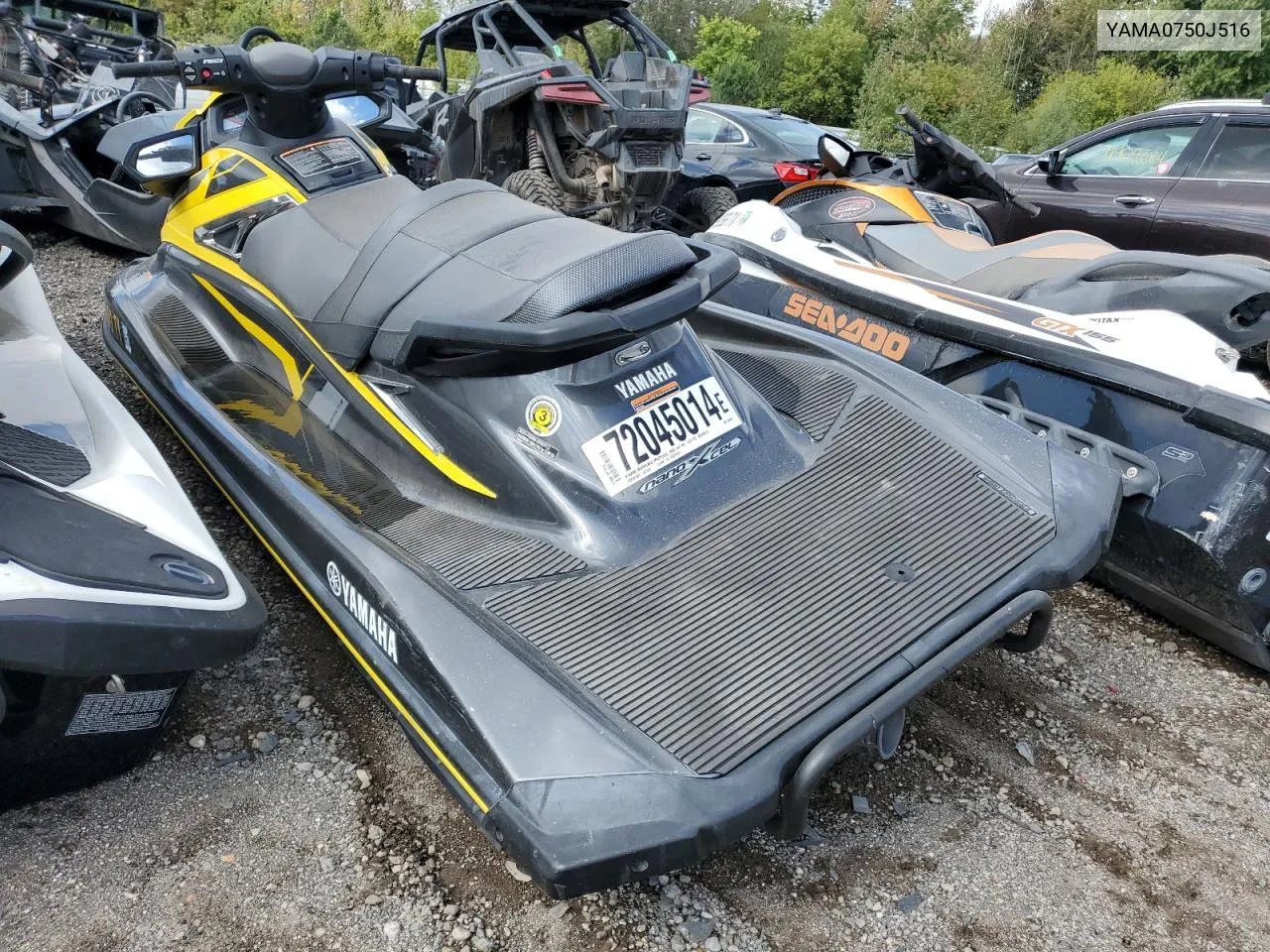 2016 Yamaha Vxr VIN: YAMA0750J516 Lot: 72045014