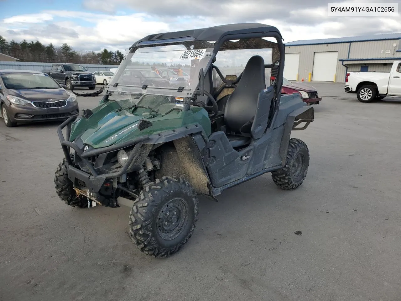 2016 Yamaha Yxe700 E VIN: 5Y4AM91Y4GA102656 Lot: 80215004