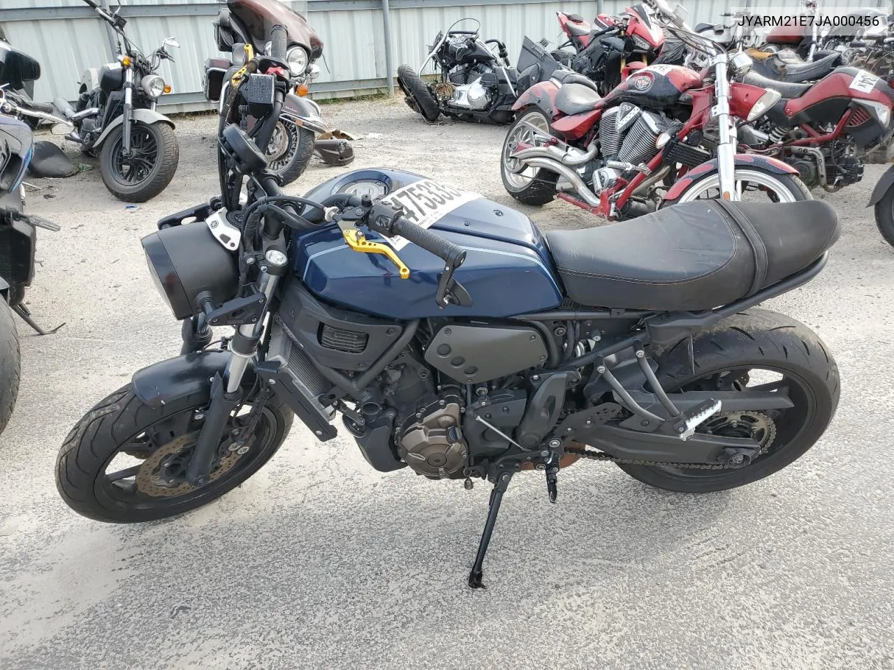 2018 Yamaha Xsr700 VIN: JYARM21E7JA000456 Lot: 74753354