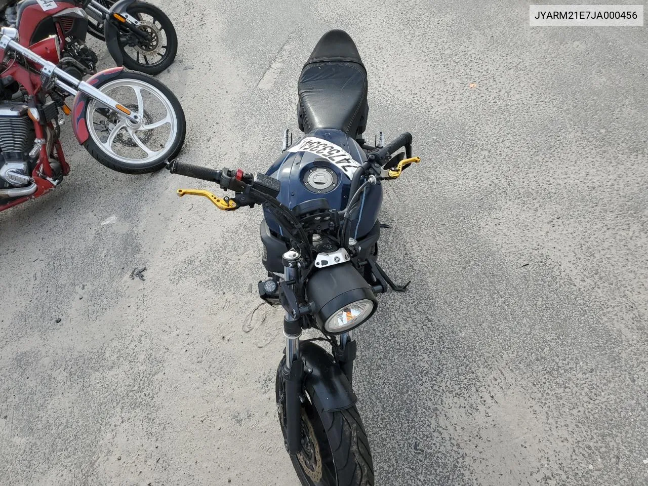 2018 Yamaha Xsr700 VIN: JYARM21E7JA000456 Lot: 74753354