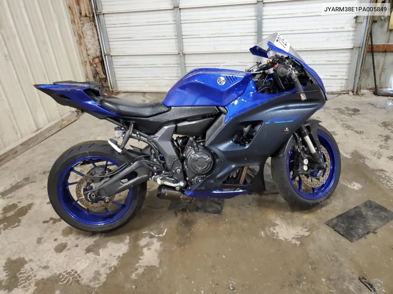 2023 Yamaha Yzfr7 VIN: JYARM38E1PA005849 Lot: 72916954