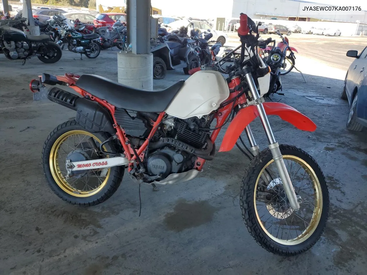 1989 Yamaha Xt600 VIN: JYA3EWC07KA007176 Lot: 67931564