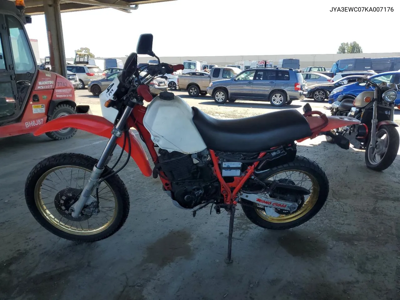 1989 Yamaha Xt600 VIN: JYA3EWC07KA007176 Lot: 67931564