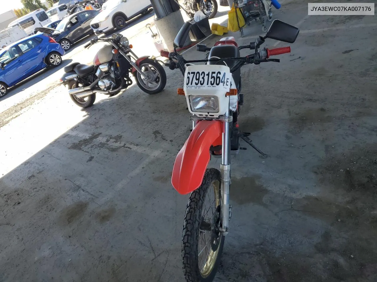 1989 Yamaha Xt600 VIN: JYA3EWC07KA007176 Lot: 67931564