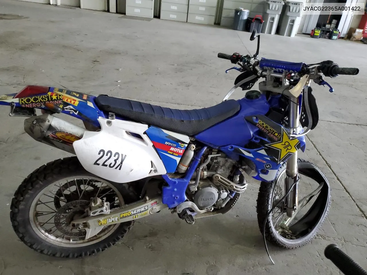 2005 Yamaha Wr250 F VIN: JYACG22365A001422 Lot: 63278194