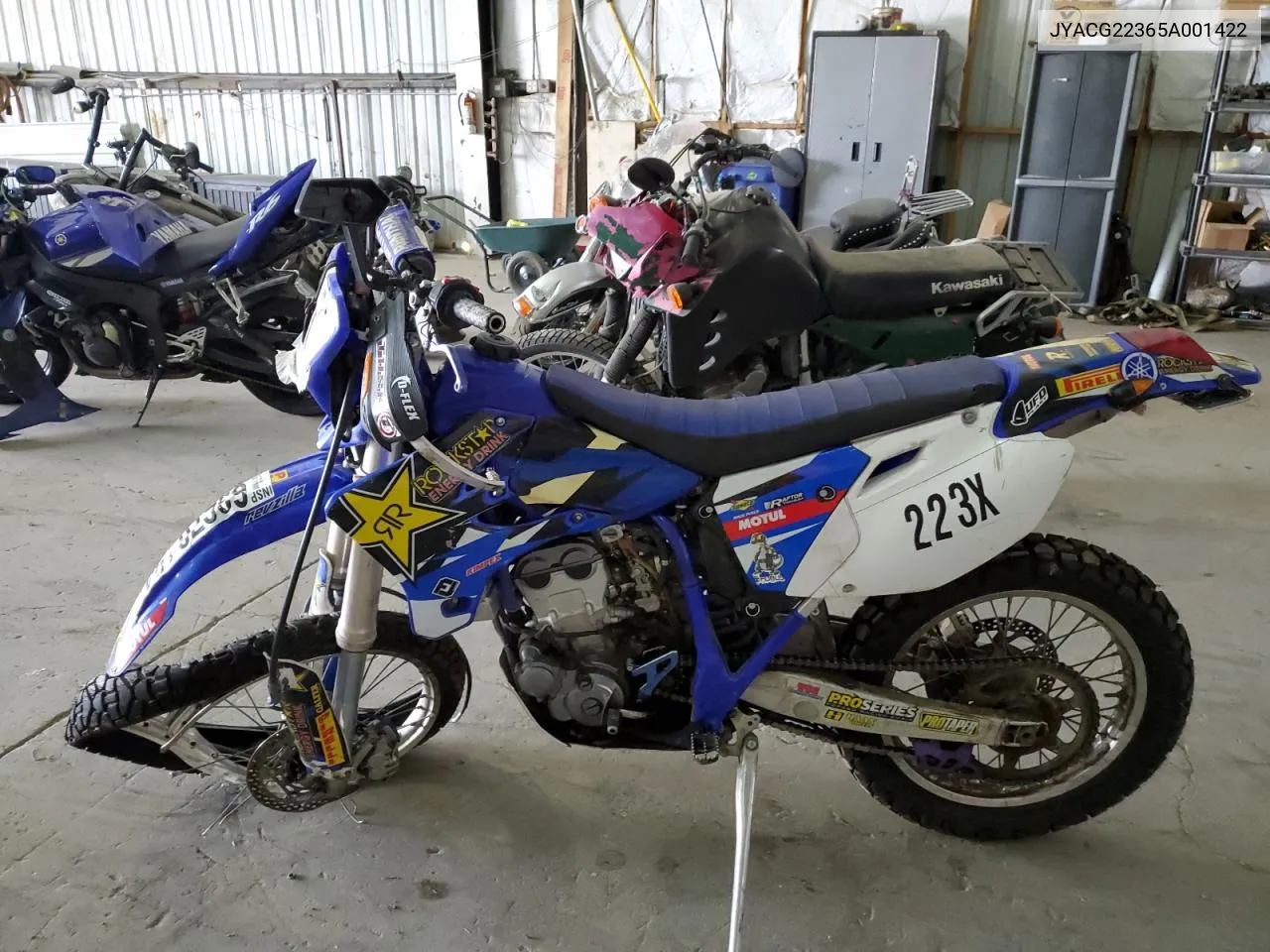 2005 Yamaha Wr250 F VIN: JYACG22365A001422 Lot: 63278194