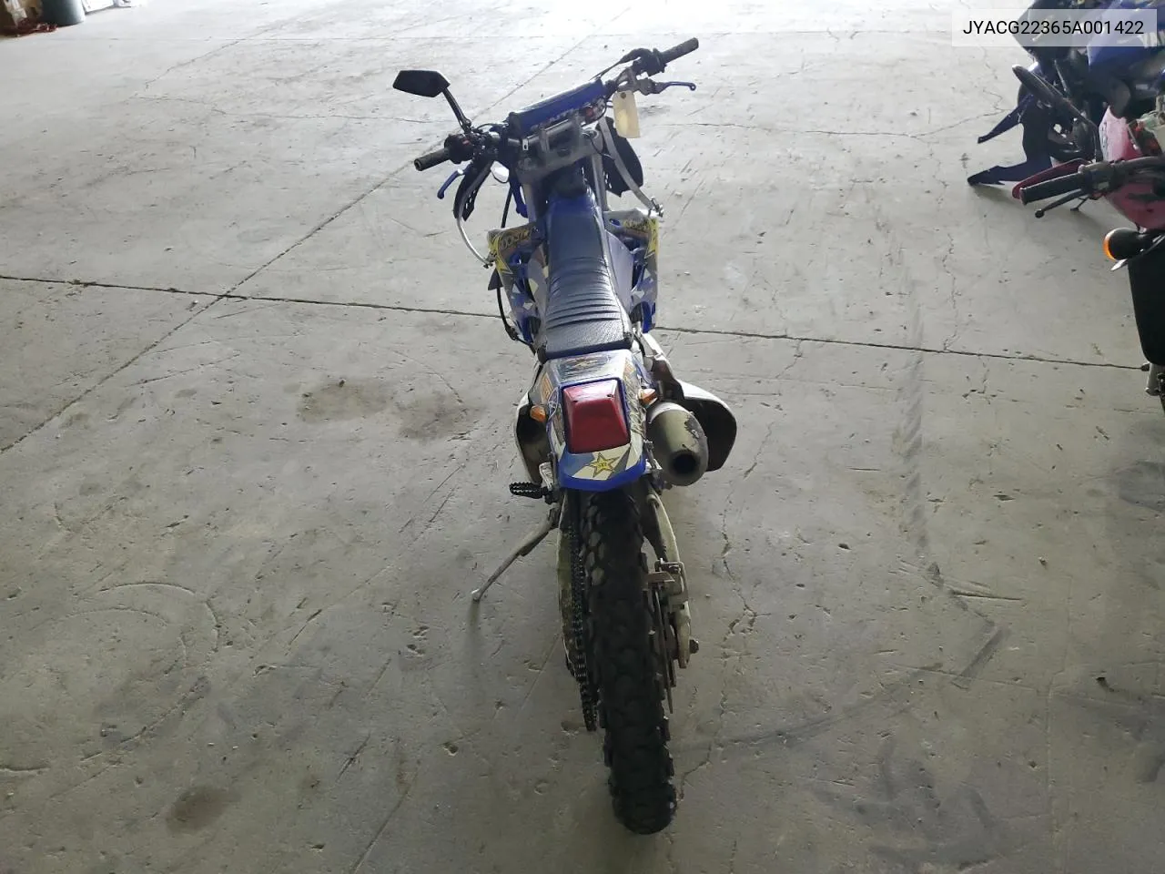 2005 Yamaha Wr250 F VIN: JYACG22365A001422 Lot: 63278194