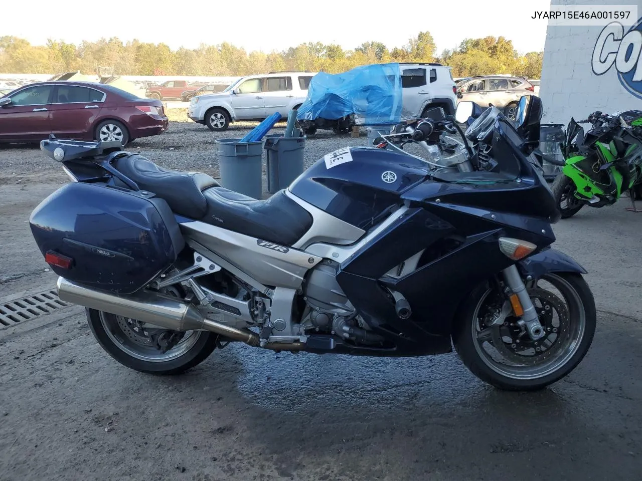 2006 Yamaha Fjr1300 VIN: JYARP15E46A001597 Lot: 75474344