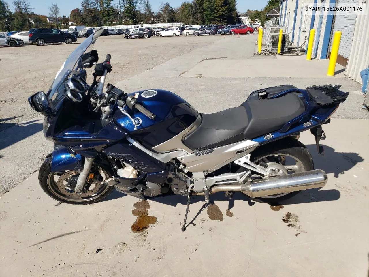 2006 Yamaha Fjr1300 VIN: JYARP15E26A001176 Lot: 76903824