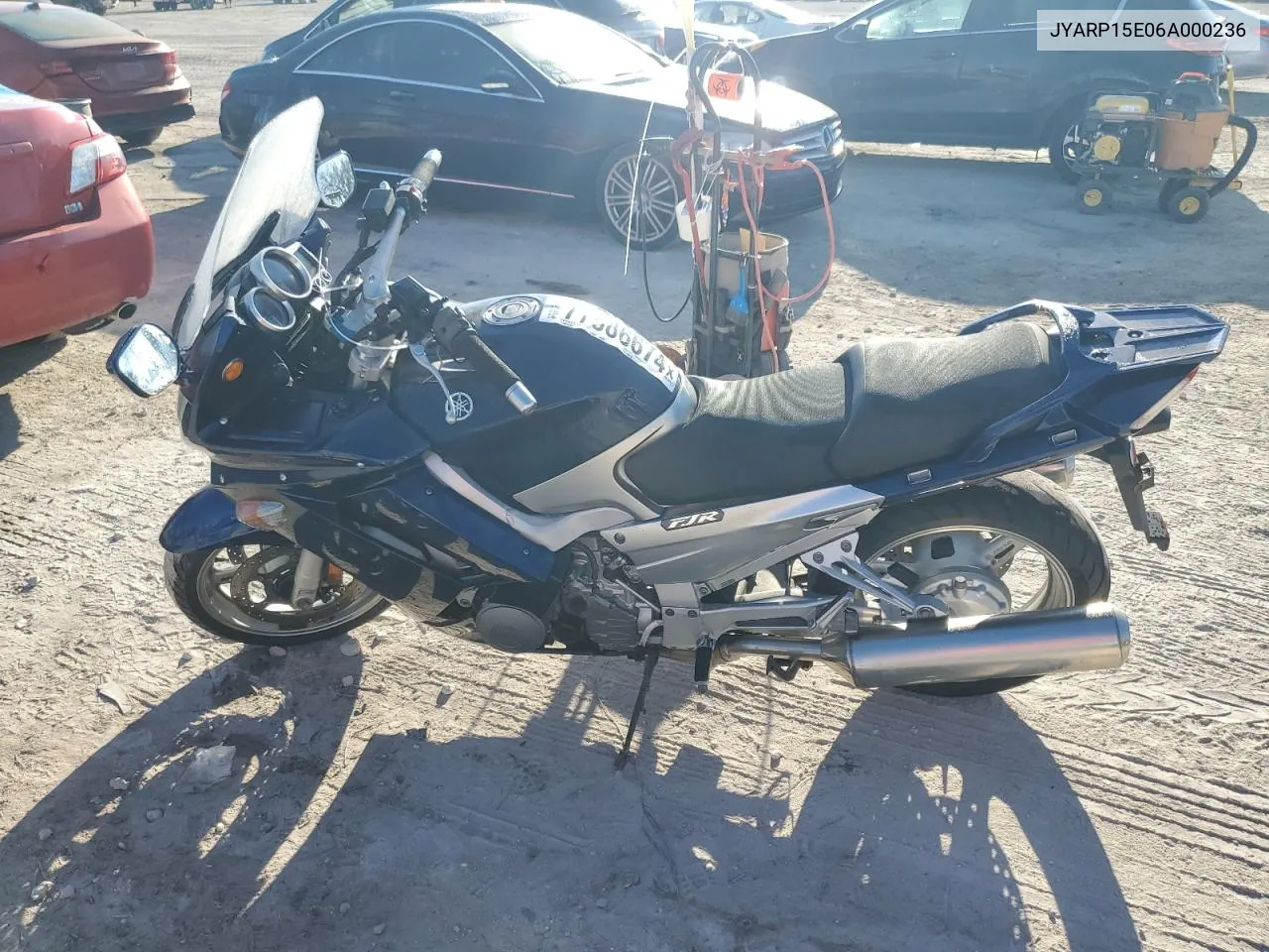 2006 Yamaha Fjr1300 VIN: JYARP15E06A000236 Lot: 77886674