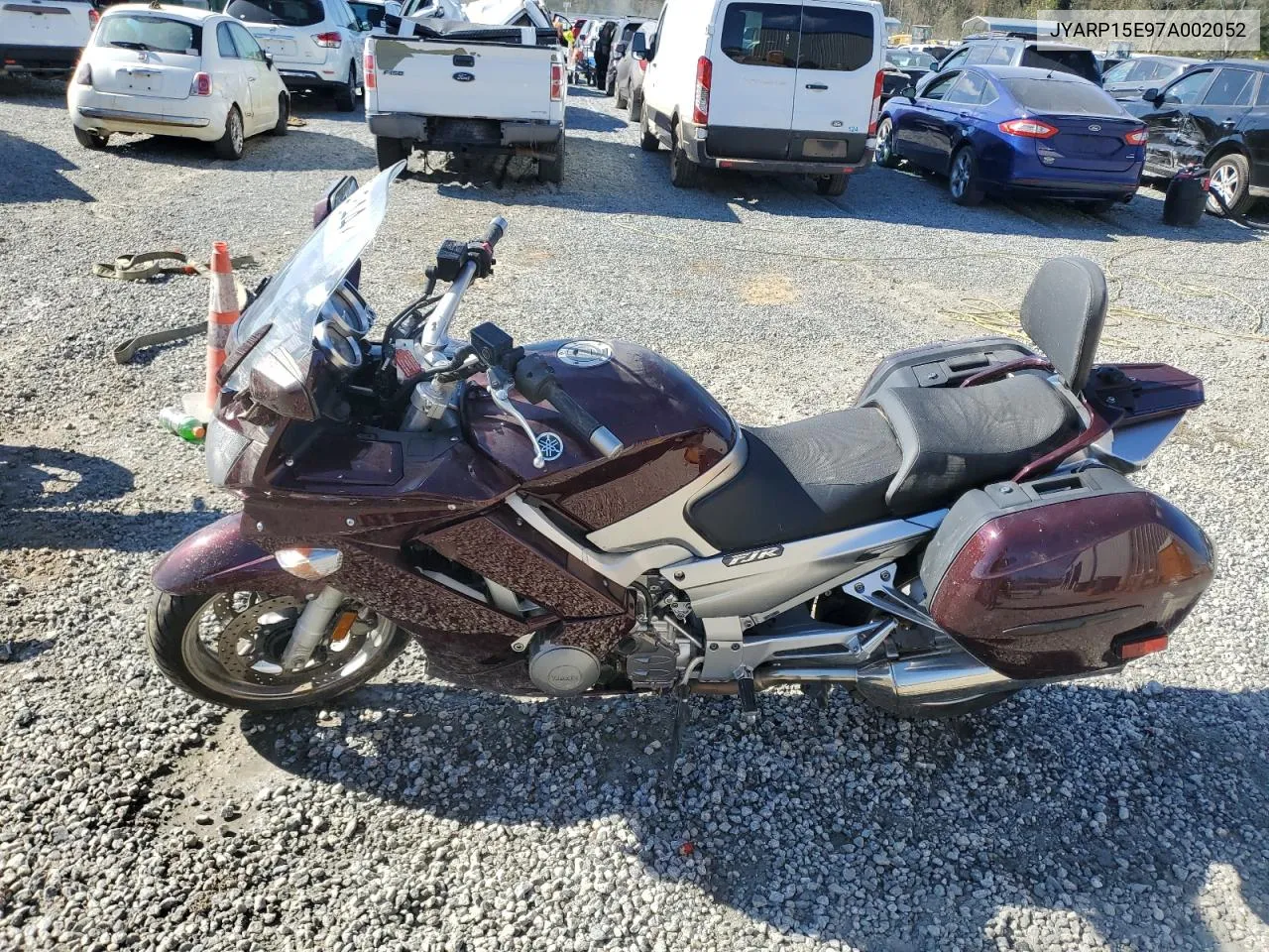 2007 Yamaha Fjr1300 VIN: JYARP15E97A002052 Lot: 75624344