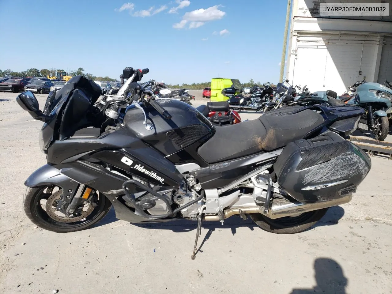 2021 Yamaha Fjr1300 Ae VIN: JYARP30E0MA001032 Lot: 74547934