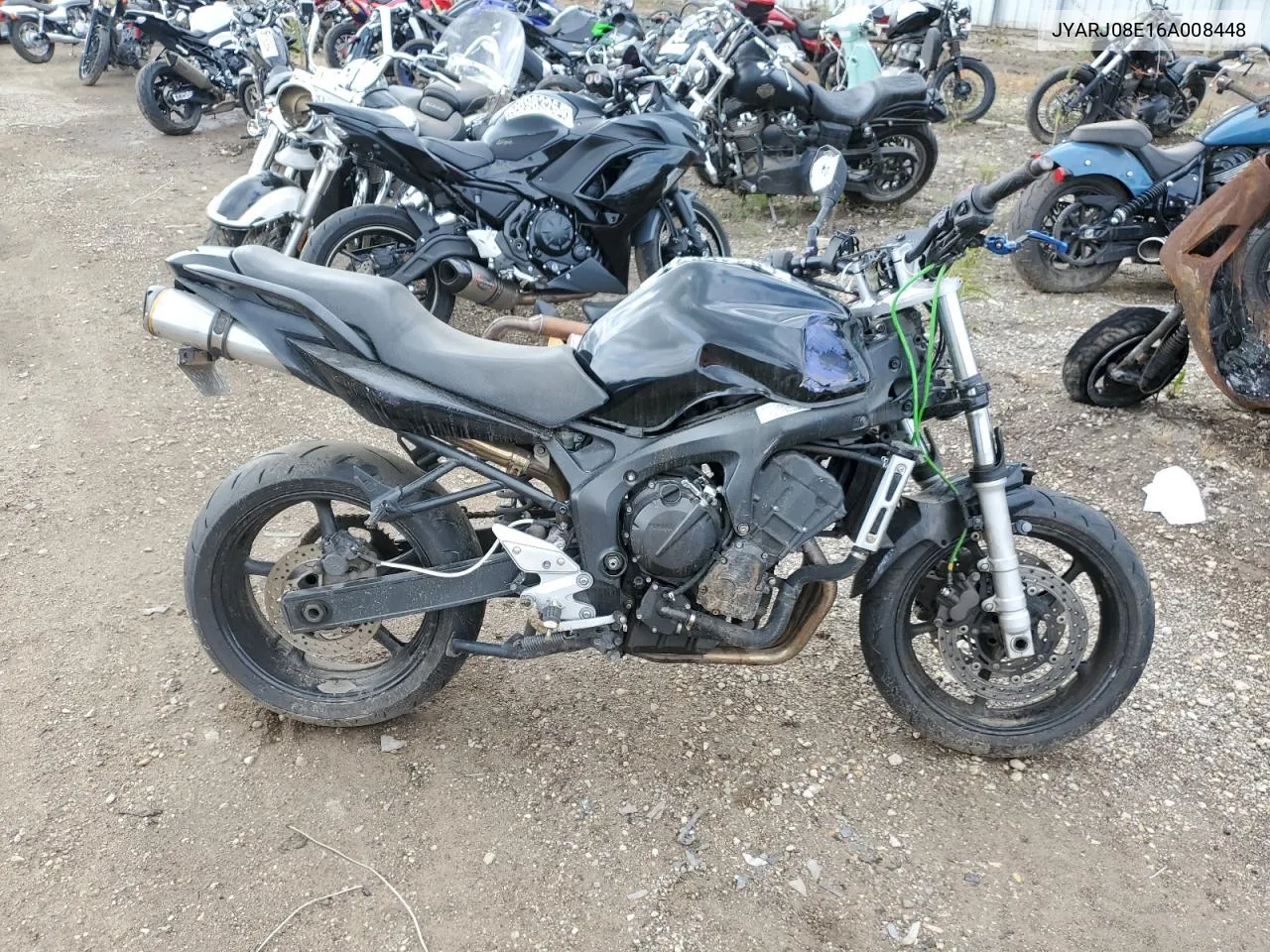 2006 Yamaha Fz6 S VIN: JYARJ08E16A008448 Lot: 68446674