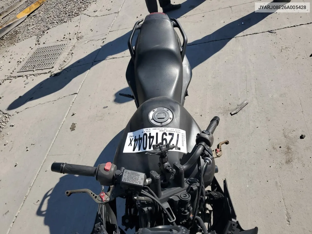 2006 Yamaha Fz6 S VIN: JYARJ08E26A005428 Lot: 72914044