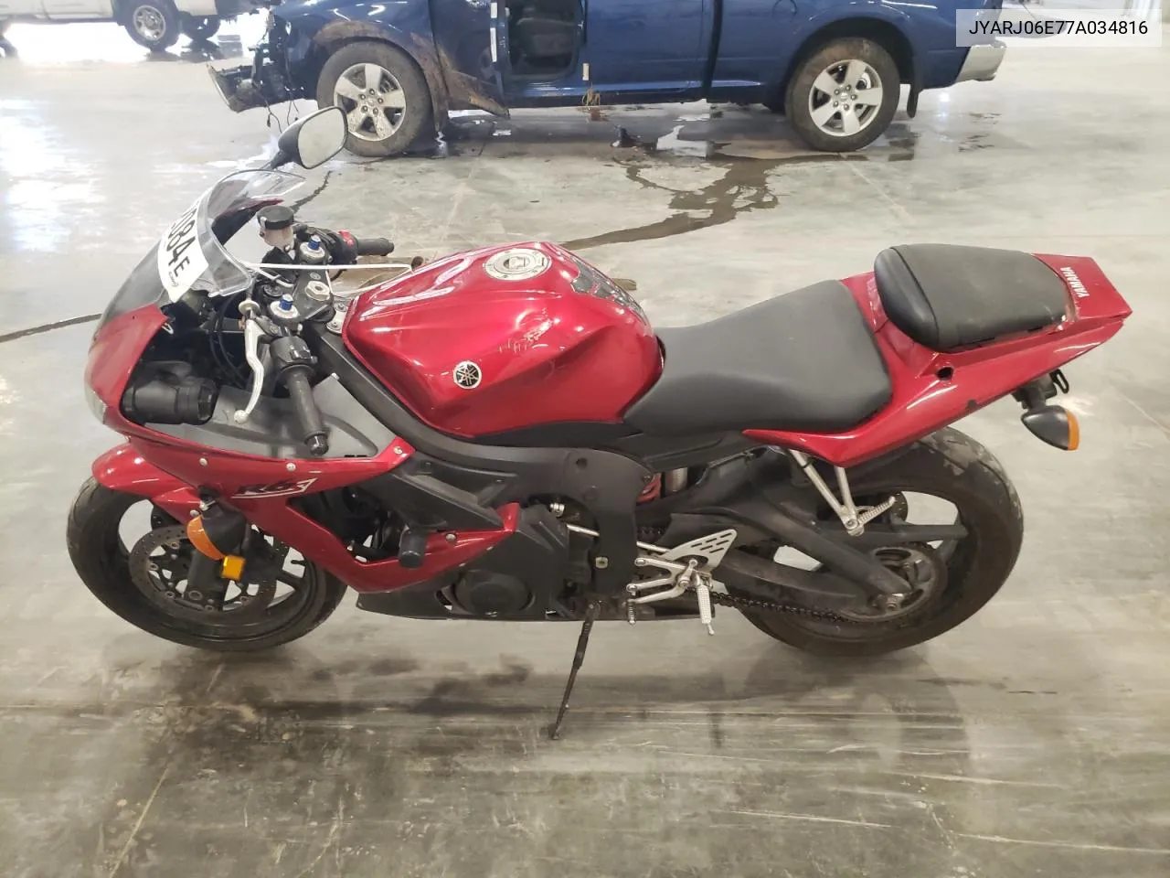 2007 Yamaha Yzfr6 S VIN: JYARJ06E77A034816 Lot: 75592084