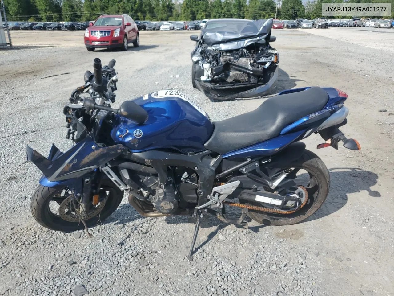 2009 Yamaha Fz6 Shg VIN: JYARJ13Y49A001277 Lot: 72320604