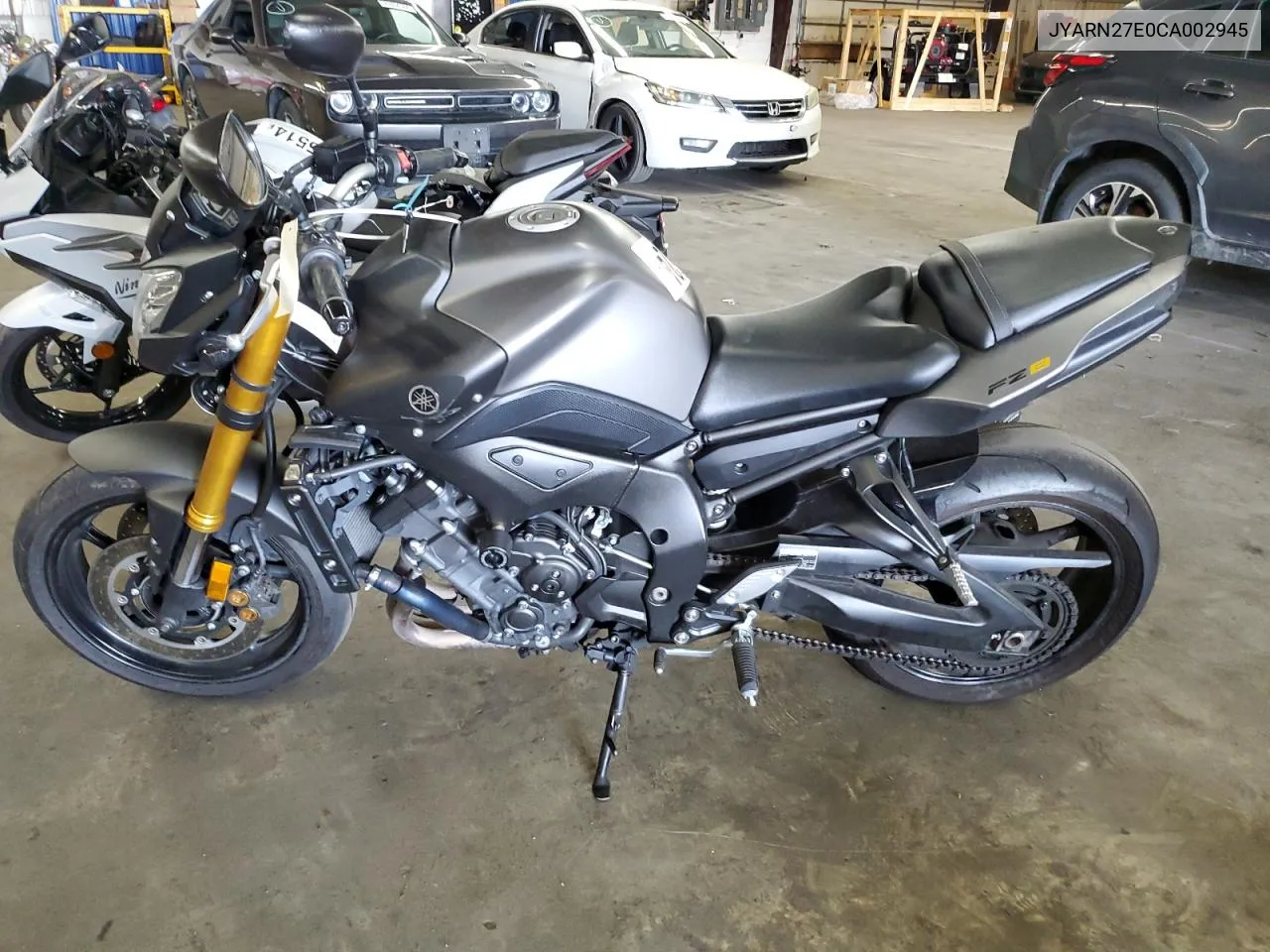 2012 Yamaha Fz8 N VIN: JYARN27E0CA002945 Lot: 70854824