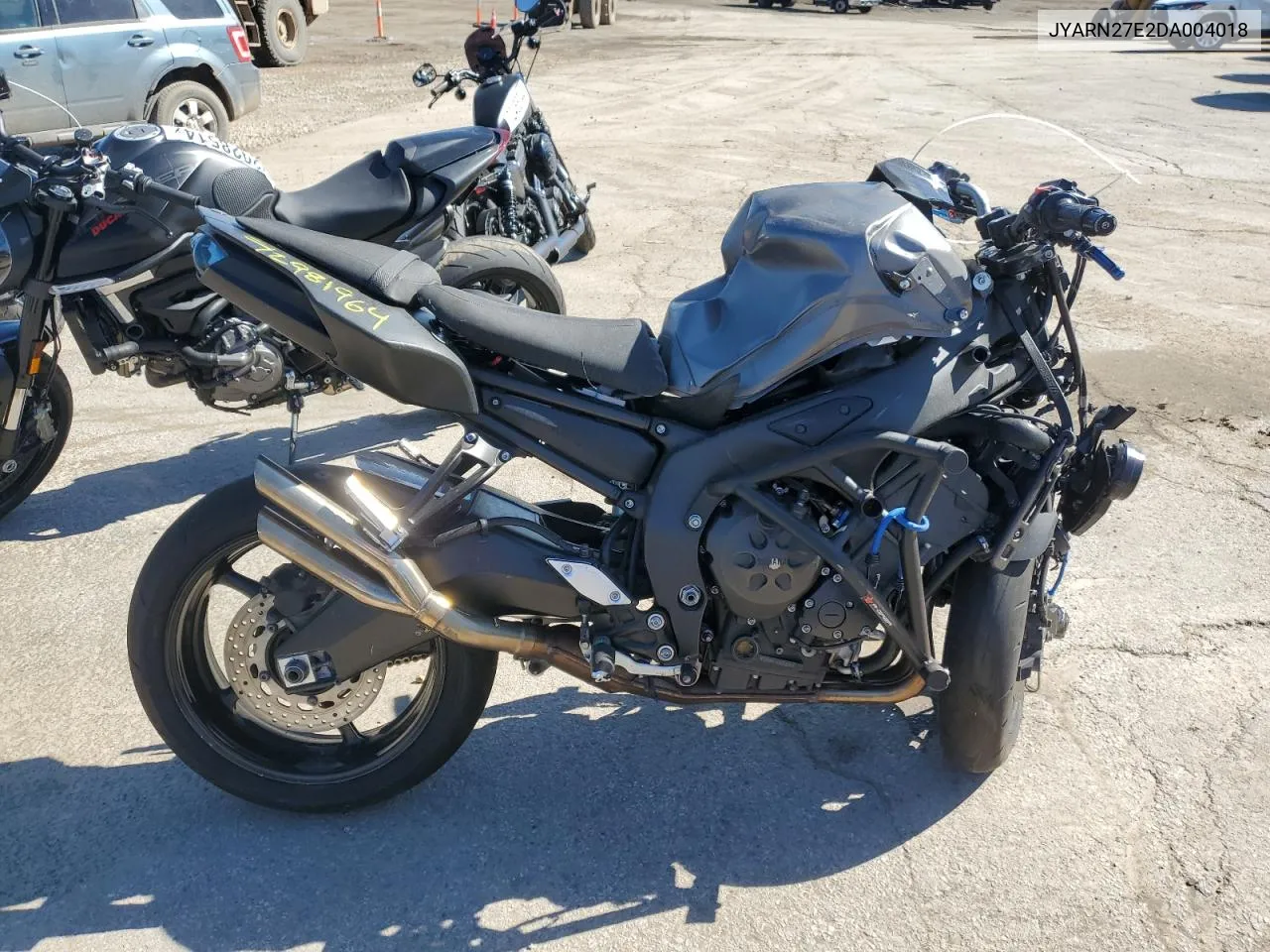 2013 Yamaha Fz8 N VIN: JYARN27E2DA004018 Lot: 72981964