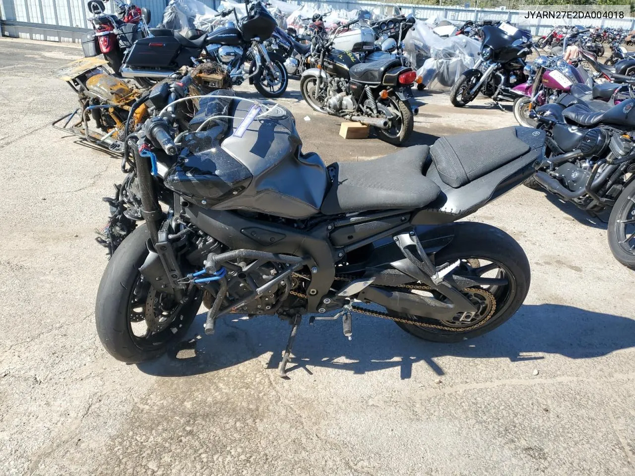 2013 Yamaha Fz8 N VIN: JYARN27E2DA004018 Lot: 72981964