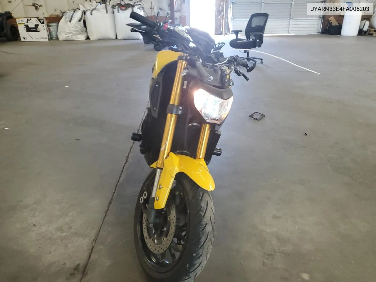 2015 Yamaha Fz09 VIN: JYARN33E4FA005203 Lot: 65787774