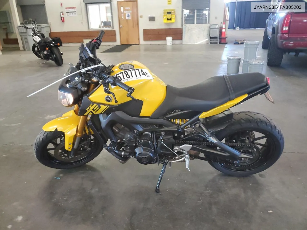 2015 Yamaha Fz09 VIN: JYARN33E4FA005203 Lot: 65787774