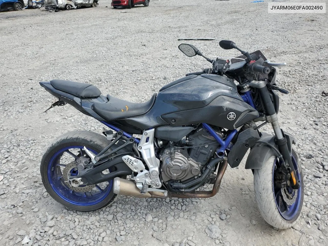 2015 Yamaha Fz07 VIN: JYARM06E0FA002490 Lot: 69484714