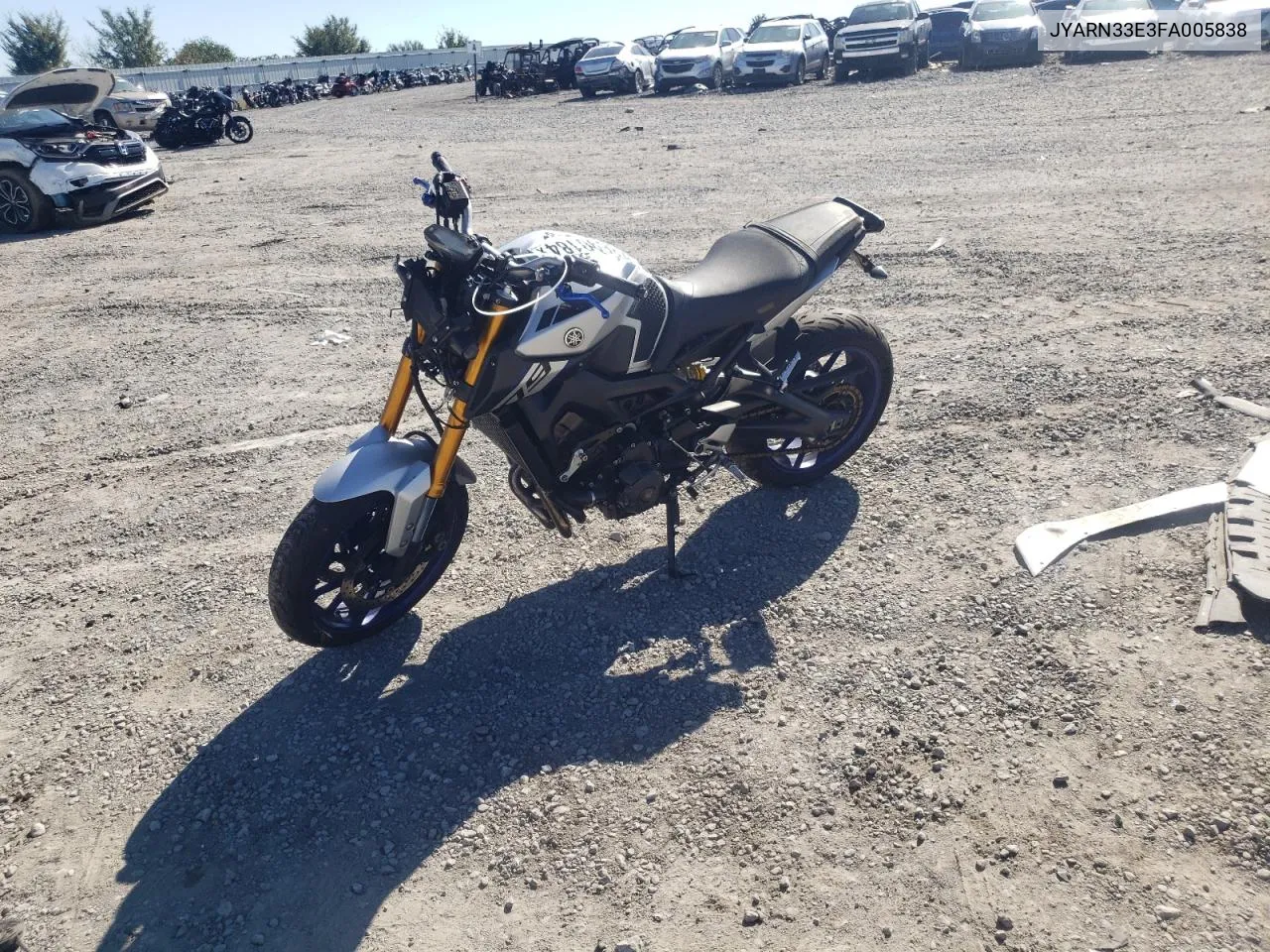 2015 Yamaha Fz09 VIN: JYARN33E3FA005838 Lot: 73690184