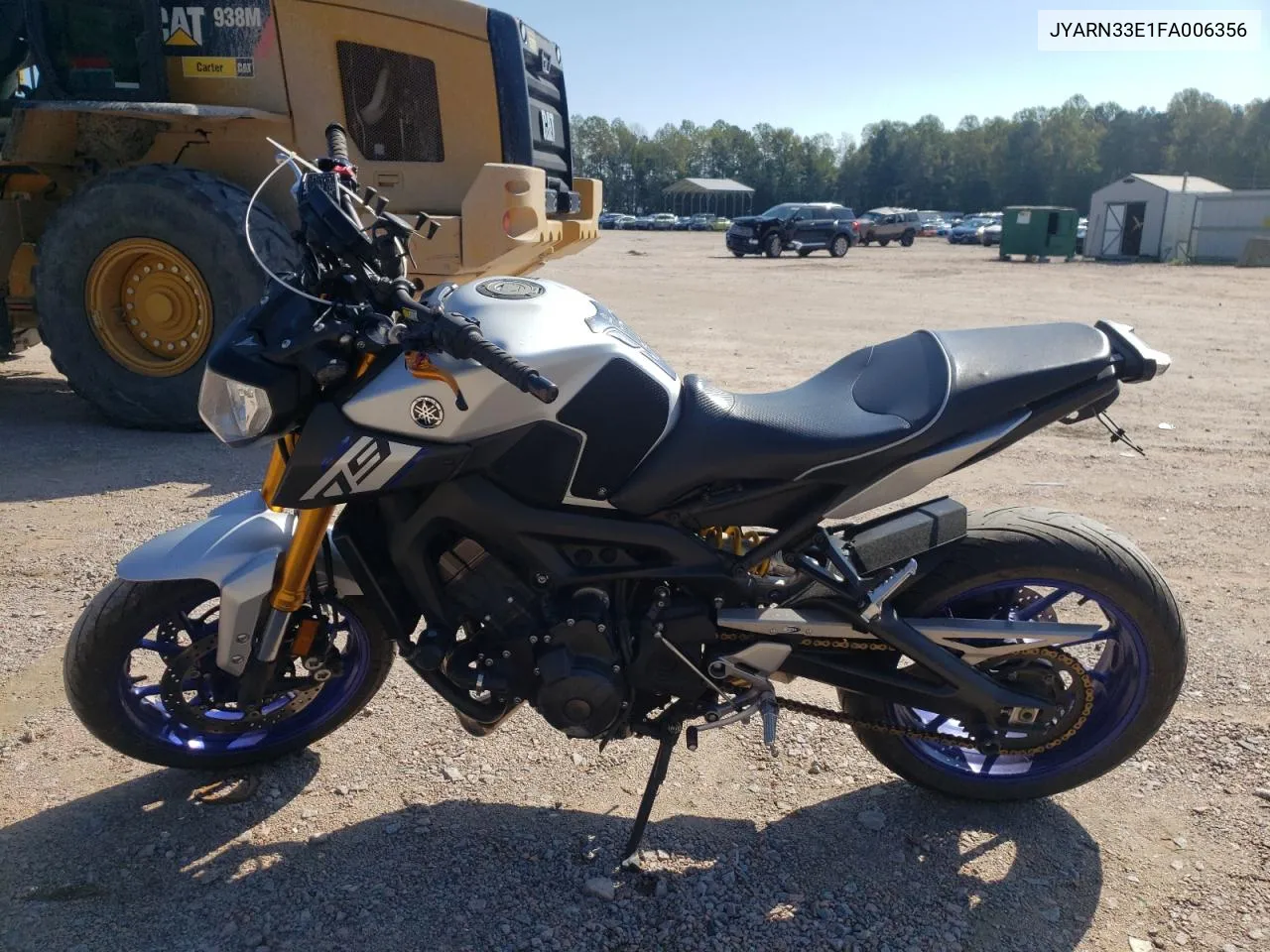 2015 Yamaha Fz09 VIN: JYARN33E1FA006356 Lot: 73968504