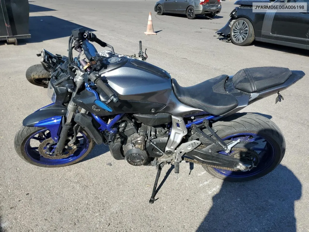 2016 Yamaha Fz07 VIN: JYARM06E0GA006198 Lot: 73358534