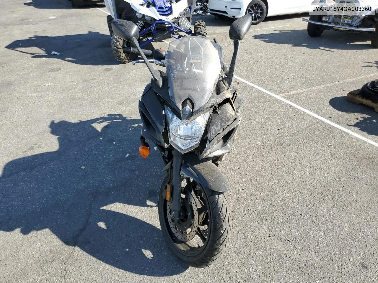 2016 Yamaha Fz6 Rc VIN: JYARJ18Y4GA003360 Lot: 74395934