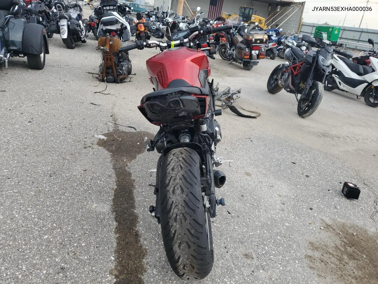 2017 Yamaha Fz09 VIN: JYARN53EXHA000036 Lot: 62675374