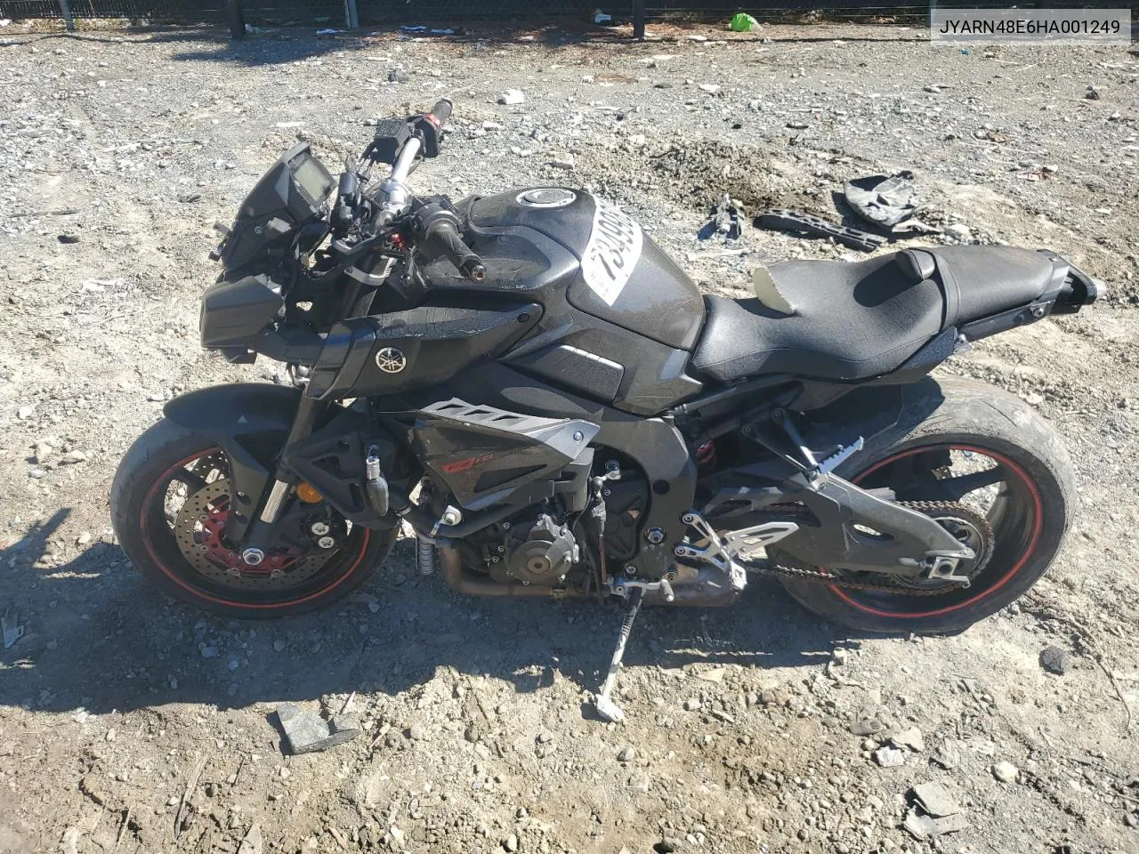 JYARN48E6HA001249 2017 Yamaha Fz10