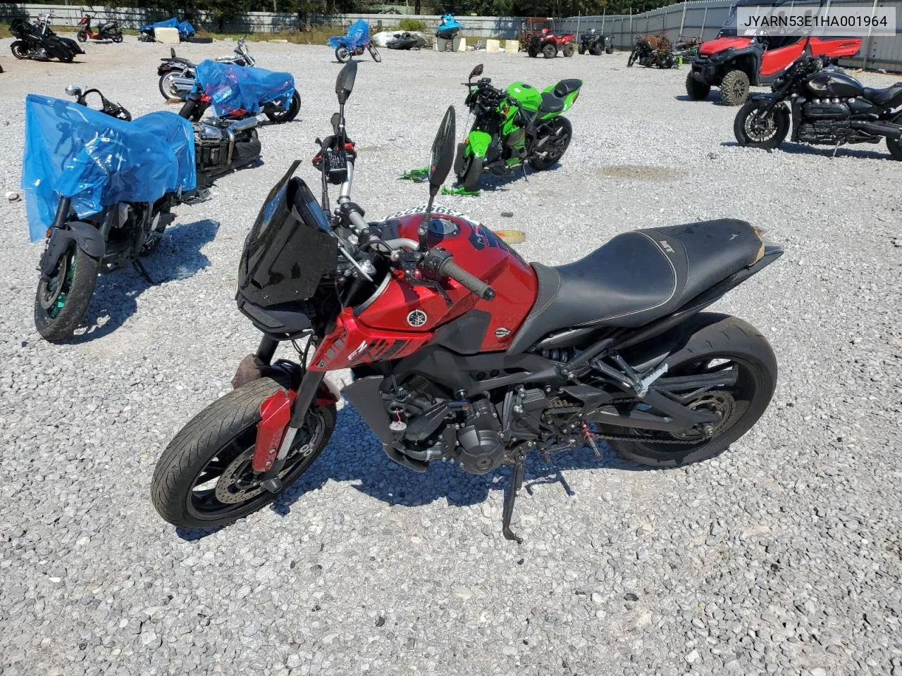 2017 Yamaha Fz09 VIN: JYARN53E1HA001964 Lot: 73998234