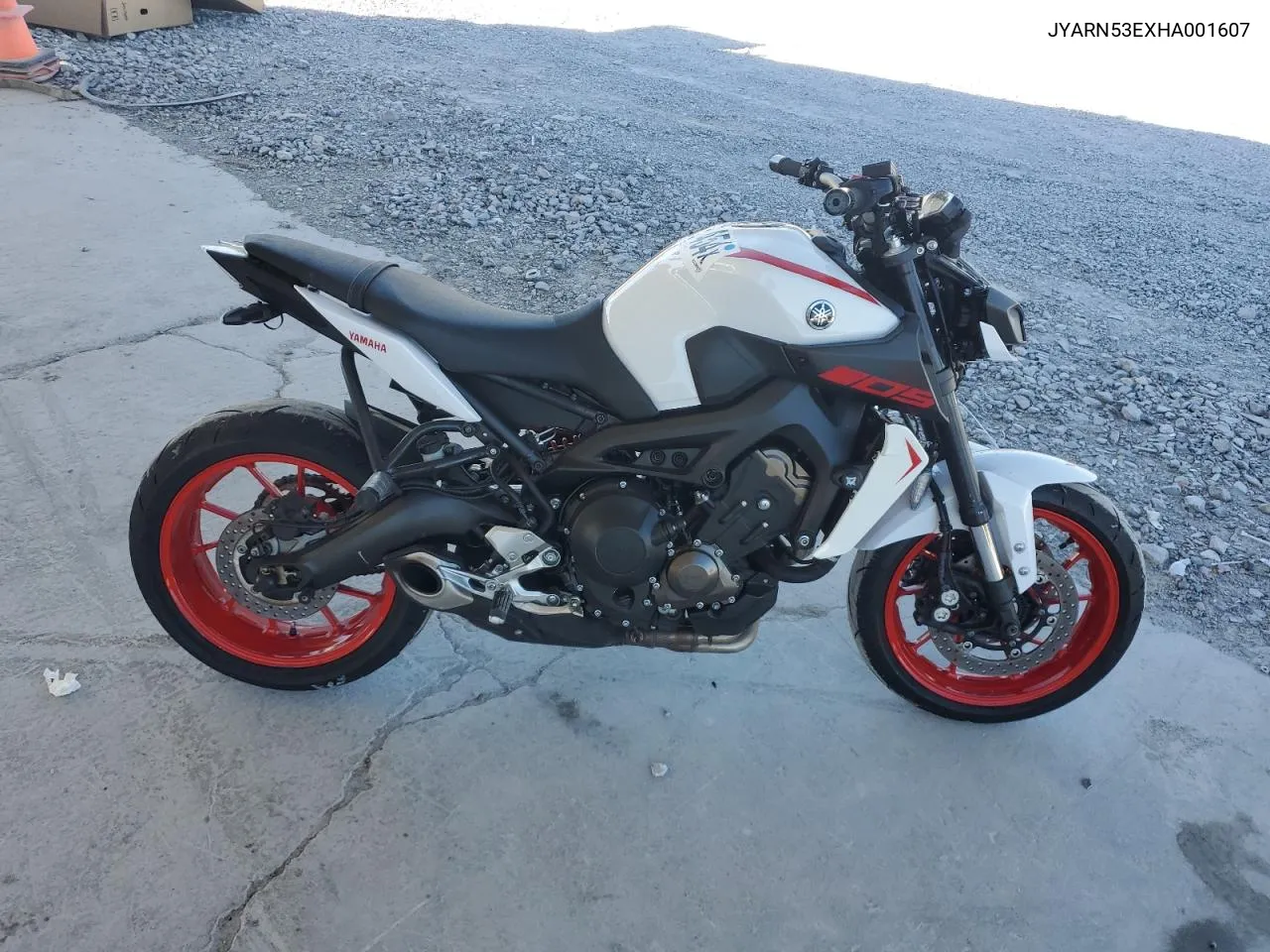 2017 Yamaha Fz09 VIN: JYARN53EXHA001607 Lot: 76606454