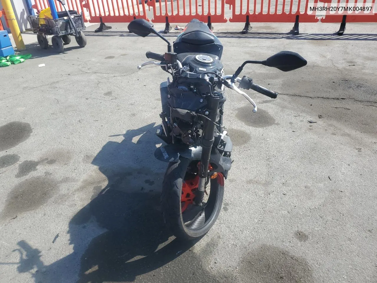 2021 Yamaha Mt-03 VIN: MH3RH20Y7MK004897 Lot: 72320564