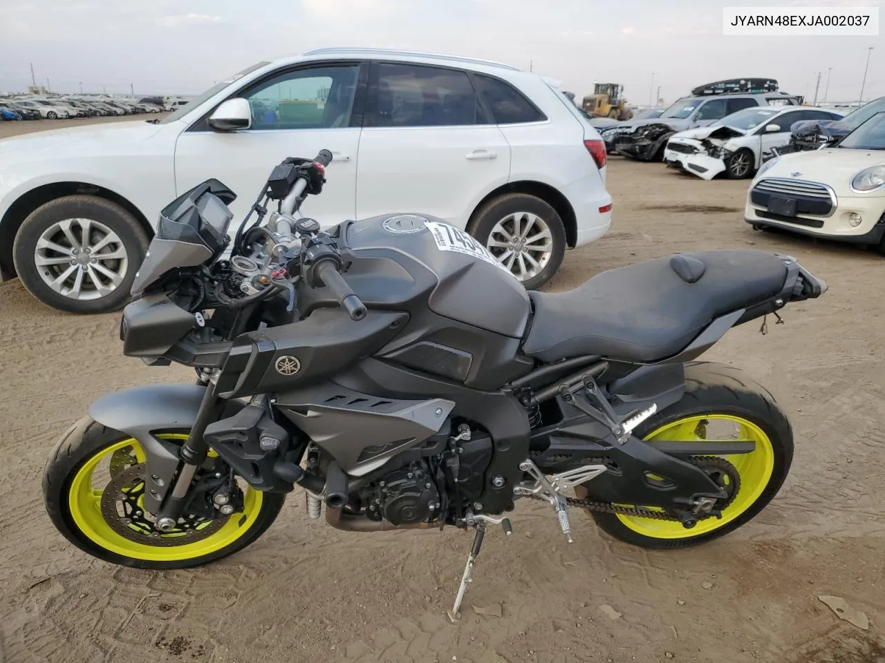 2018 Yamaha Mtn1000 VIN: JYARN48EXJA002037 Lot: 74547654