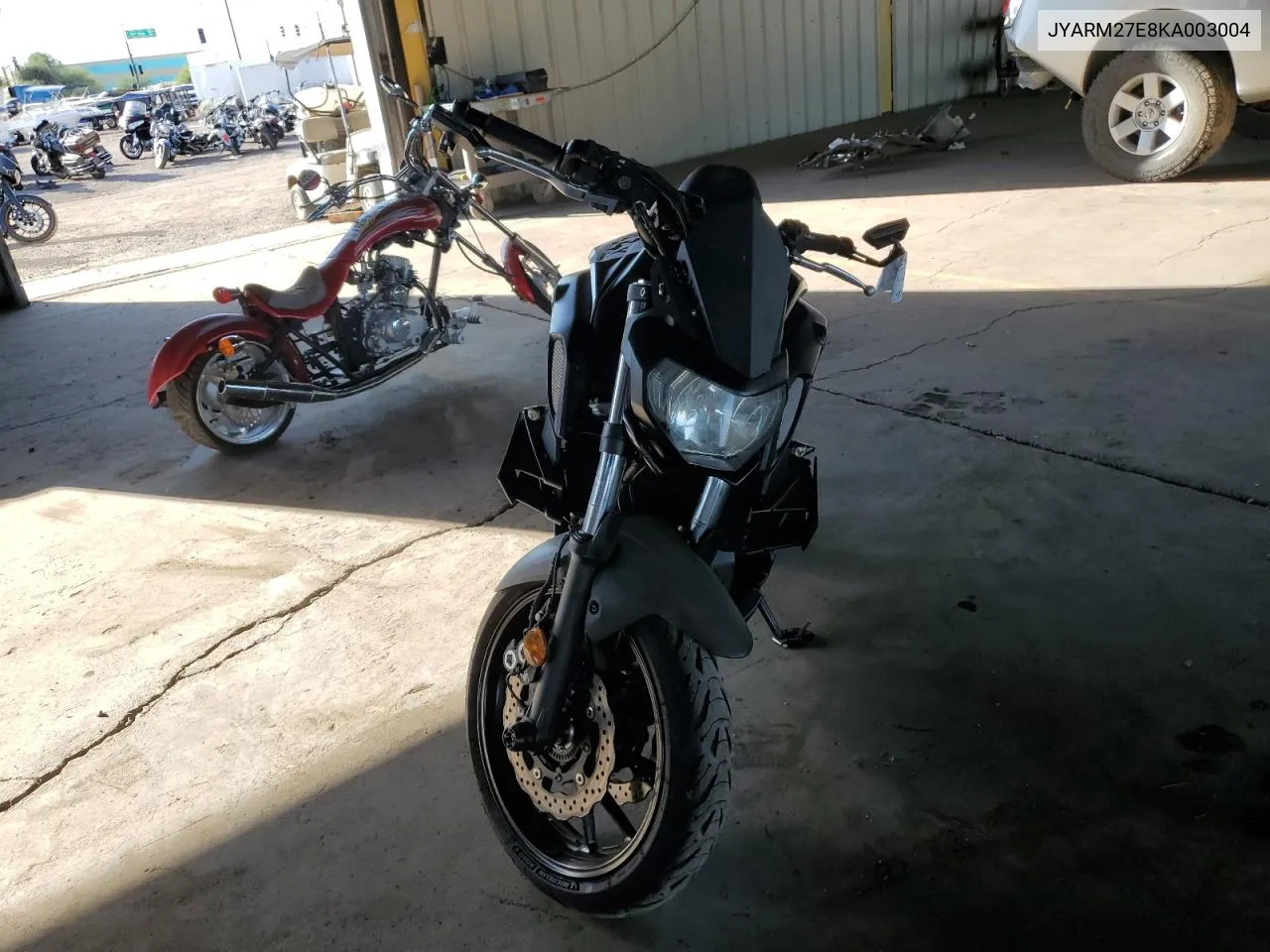 2019 Yamaha Mt07 VIN: JYARM27E8KA003004 Lot: 75917044