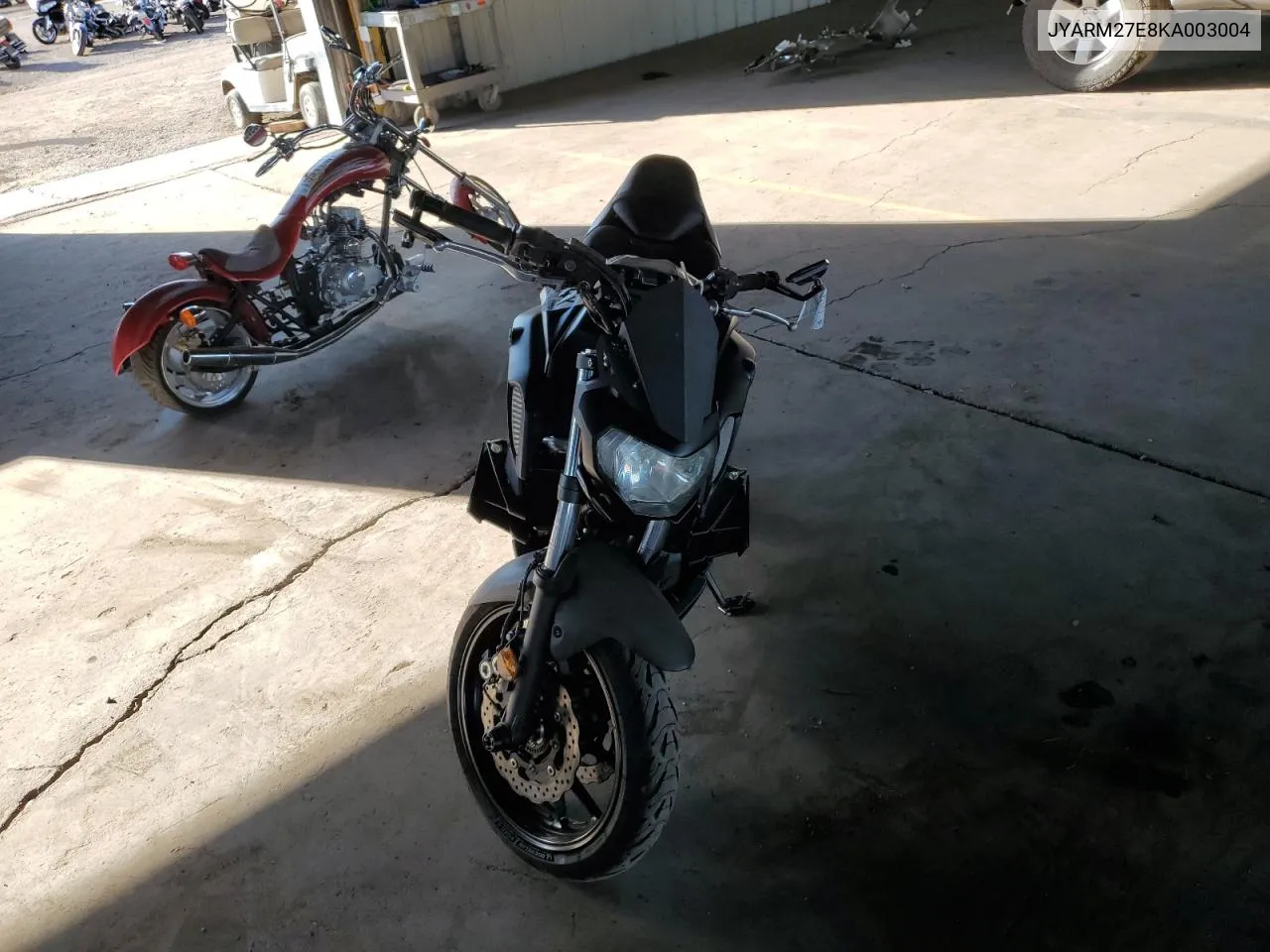 2019 Yamaha Mt07 VIN: JYARM27E8KA003004 Lot: 75917044