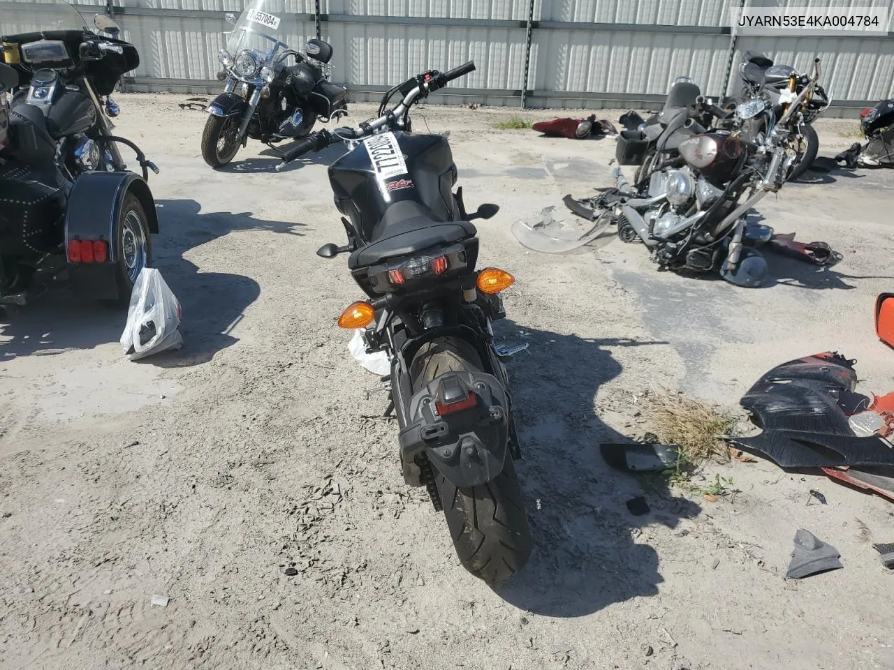 2019 Yamaha Mt09 VIN: JYARN53E4KA004784 Lot: 77220094