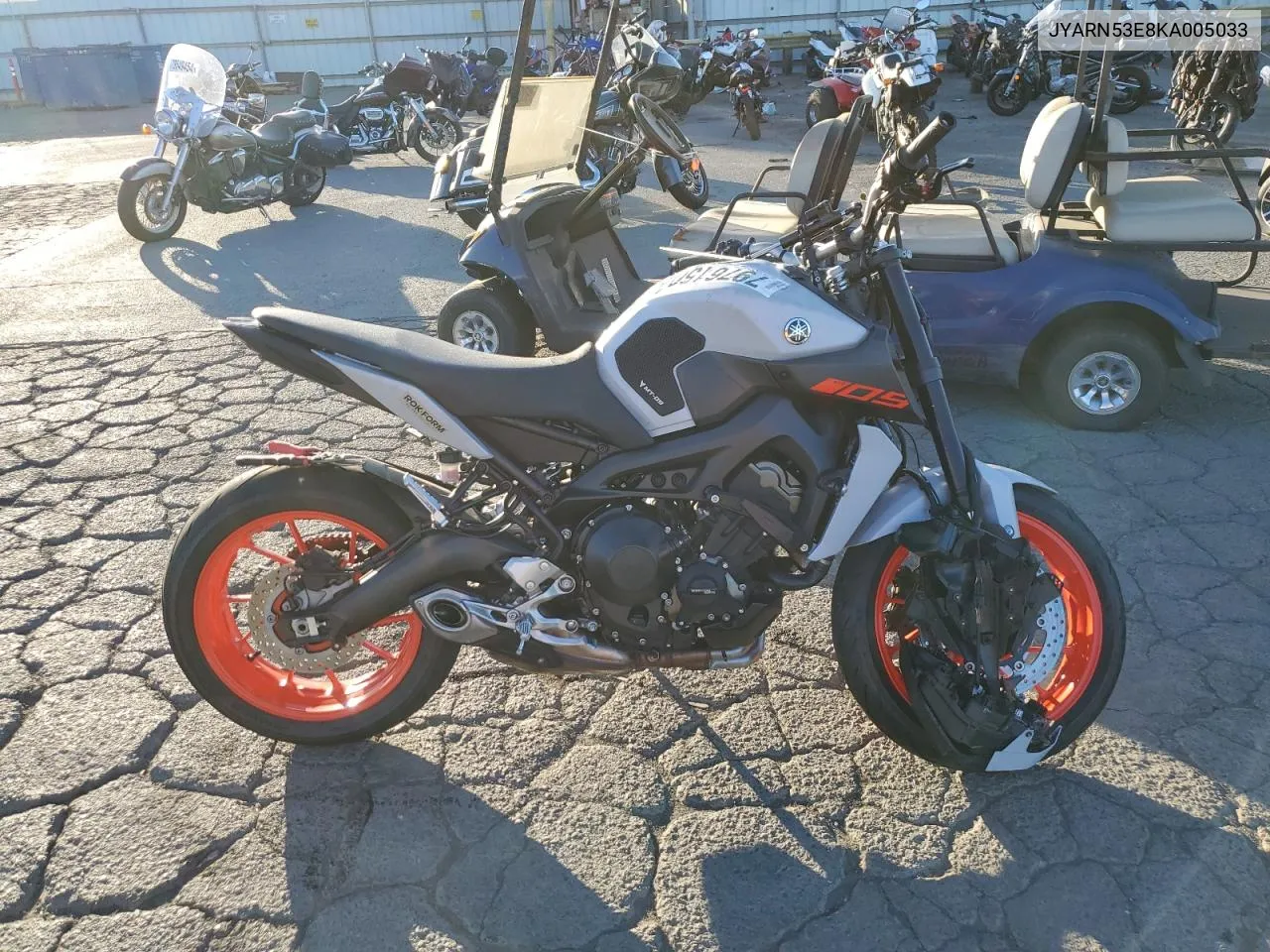 2019 Yamaha Mt09 VIN: JYARN53E8KA005033 Lot: 79761504