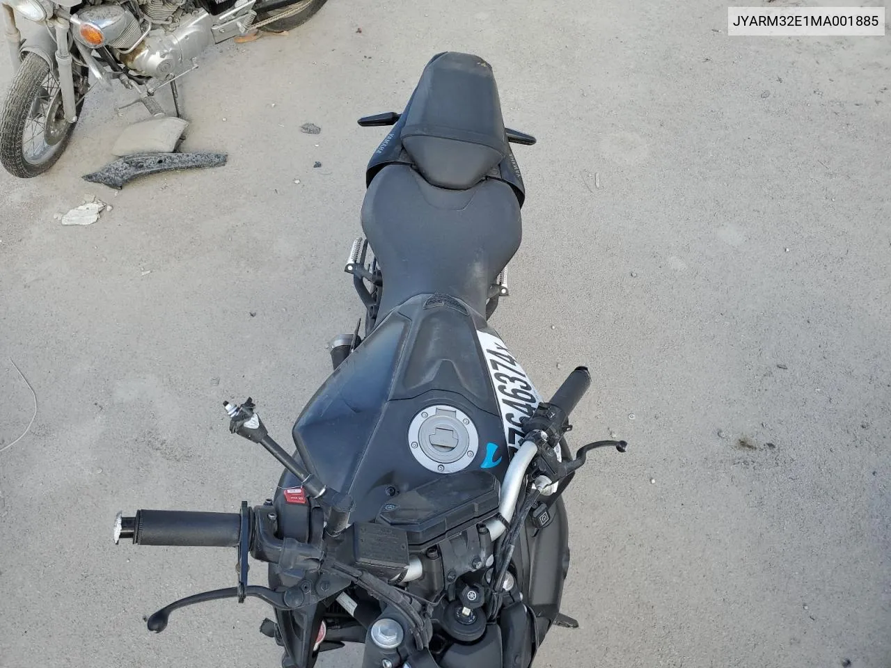 2021 Yamaha Mt07 VIN: JYARM32E1MA001885 Lot: 77646374