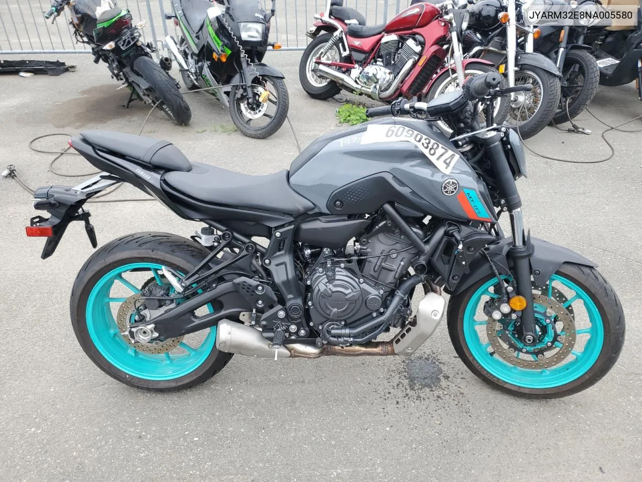 JYARM32E8NA005580 2022 Yamaha Mt07