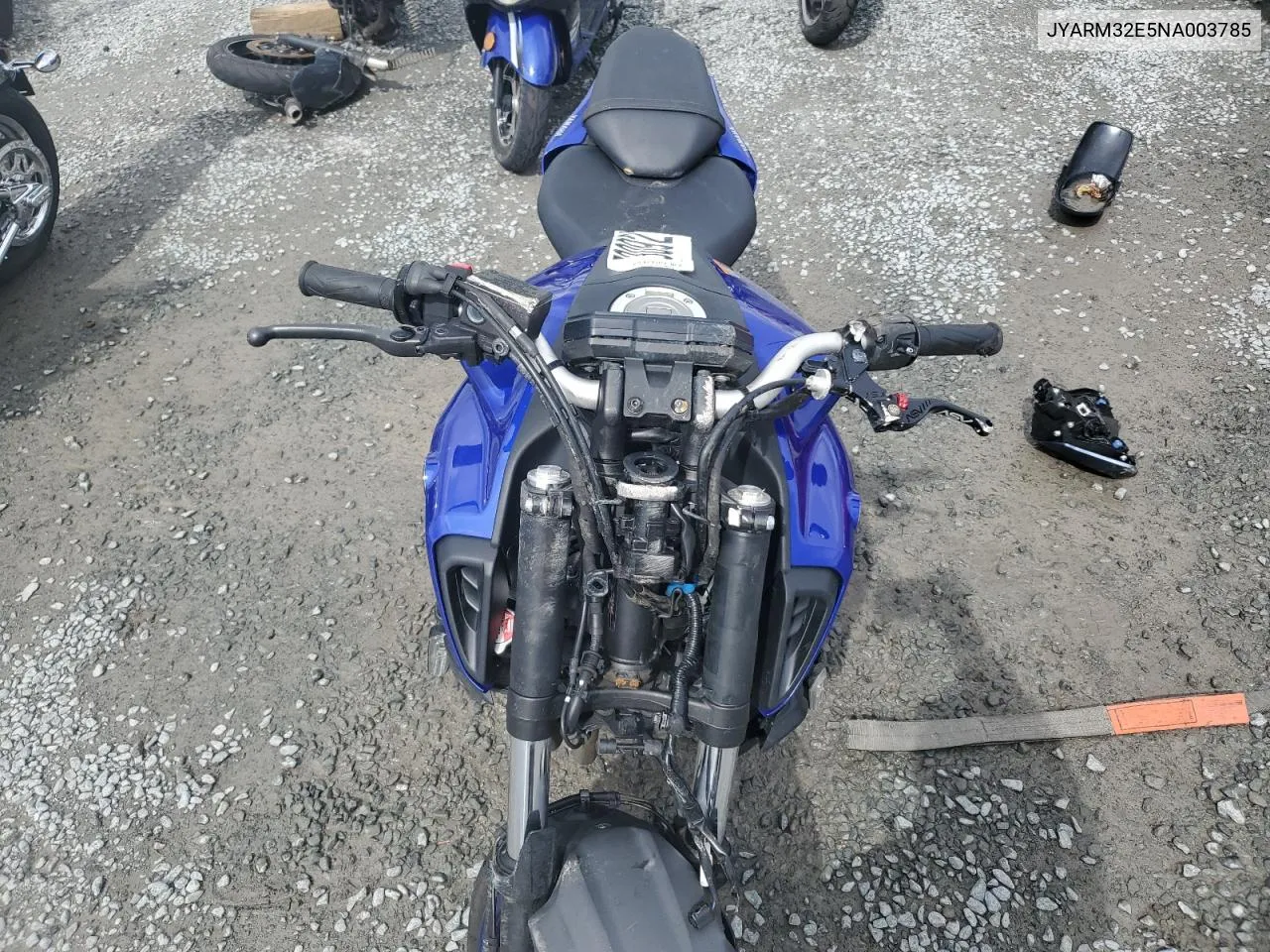 2022 Yamaha Mt07 VIN: JYARM32E5NA003785 Lot: 73092104