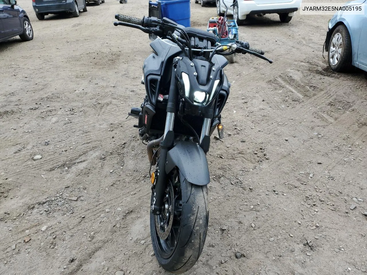 2022 Yamaha Mt07 VIN: JYARM32E5NA005195 Lot: 73244624