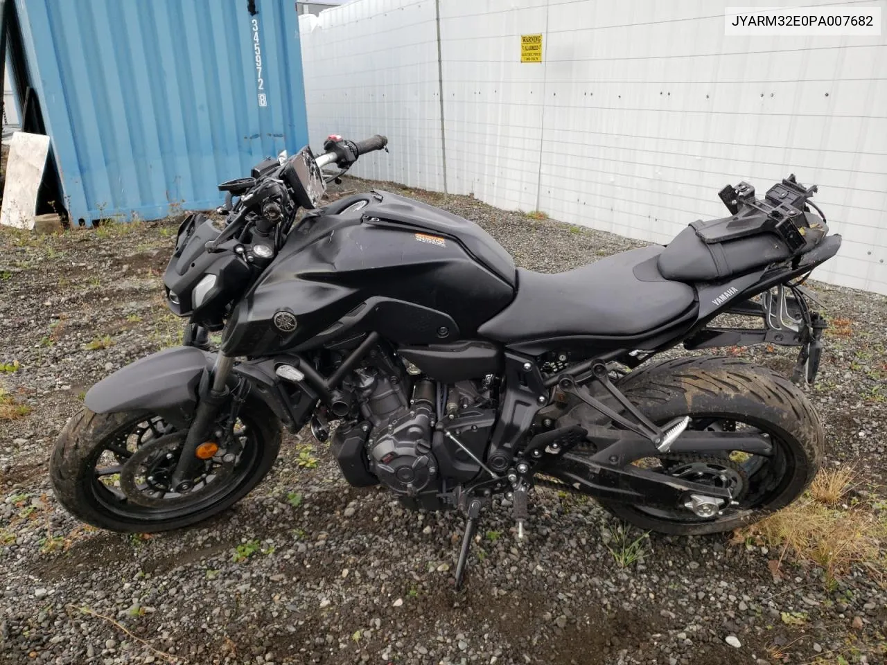 2023 Yamaha Mt07 VIN: JYARM32E0PA007682 Lot: 69719414